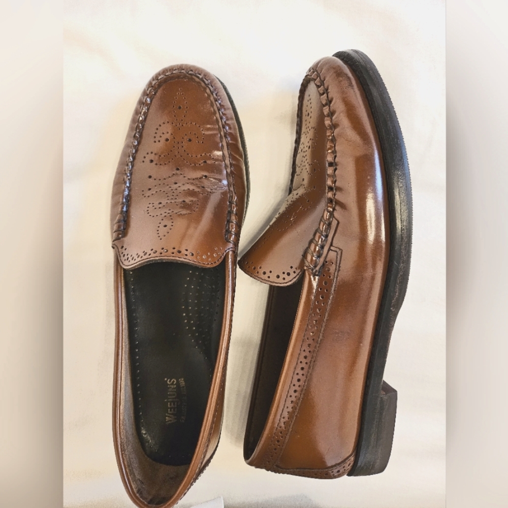 Bass Weejuns Venetian Brogue Wos. 9 Cognac